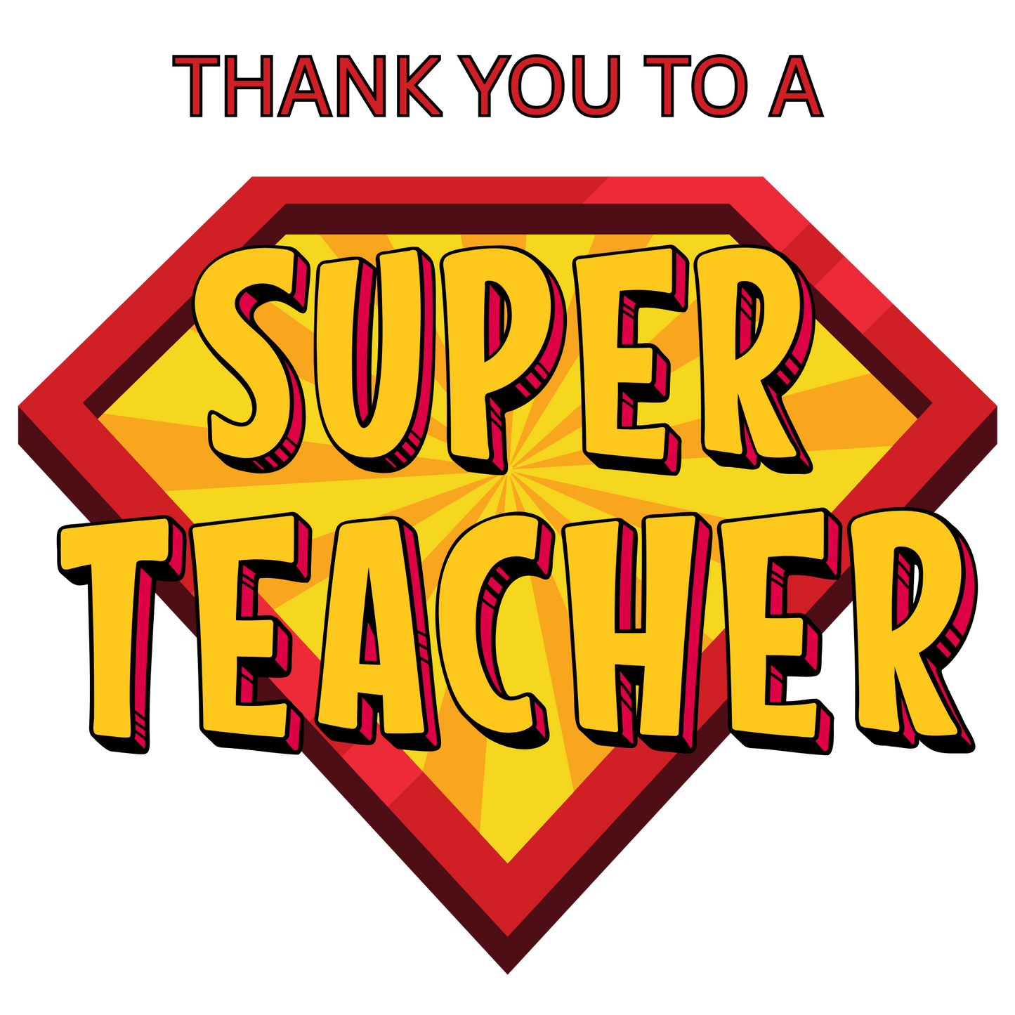 Superhero Teacher Tote Bag