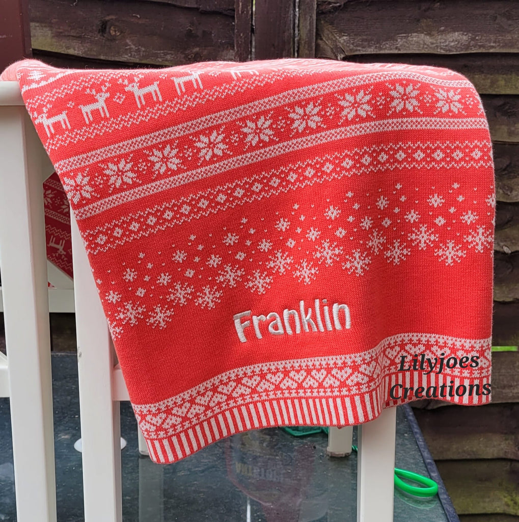 Christmas - Blanket Baby Fair Isle