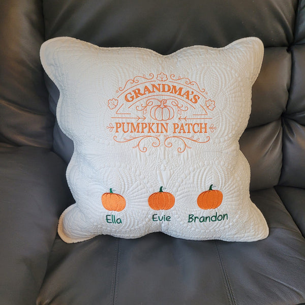 Halloween Pumpkin Patch Cushion
