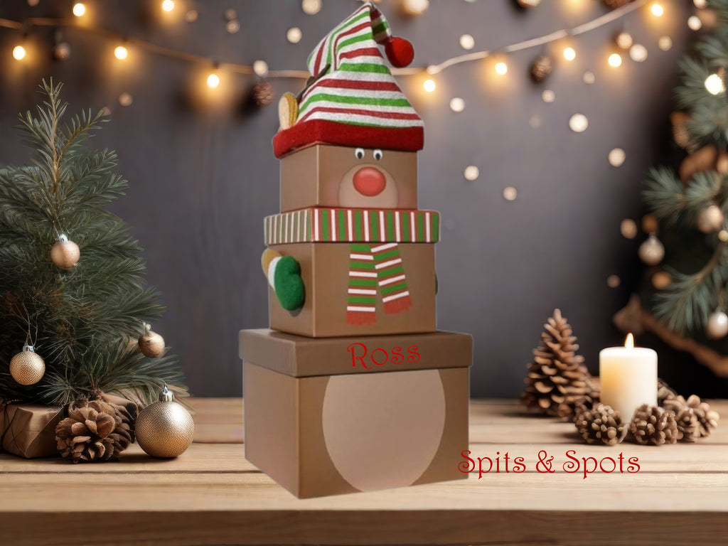 Christmas - Stacking Gift Boxes Bear