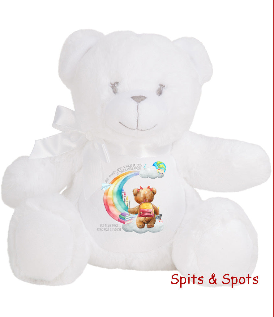 Girl Being You Is Enough Bear Starting School Nursery