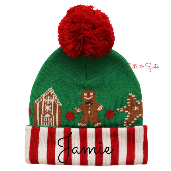 Child Christmas Beanie Hat Personalised