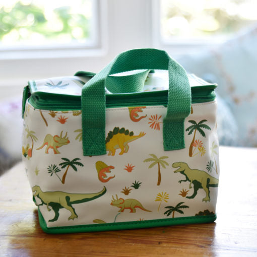 Green Dinosaur Lunch Bag