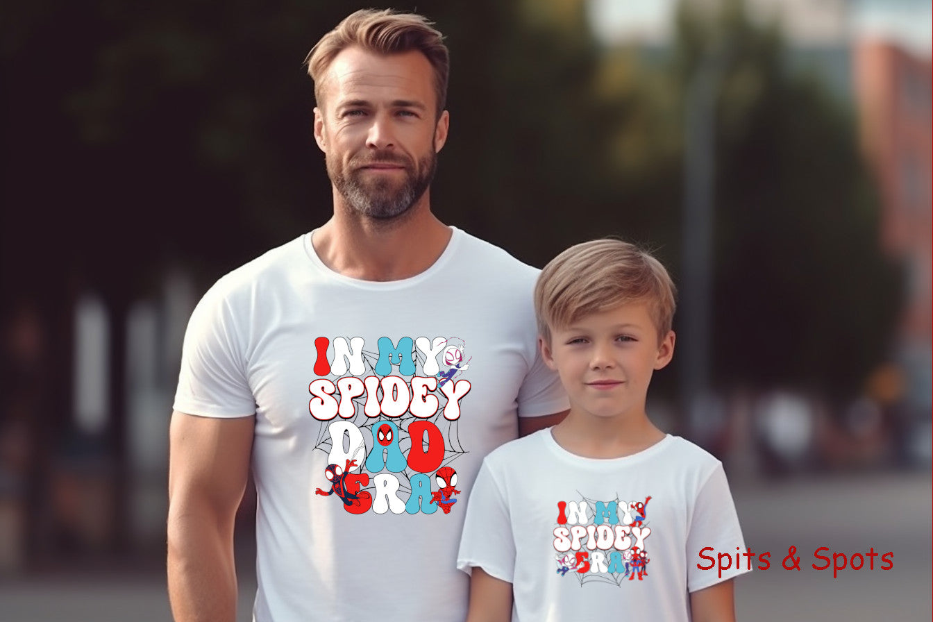 Spidey Era Matching Dad and Child