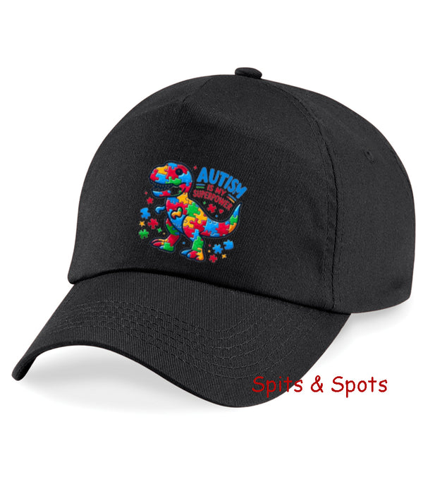 Autism Dinosaur Superhero Hat
