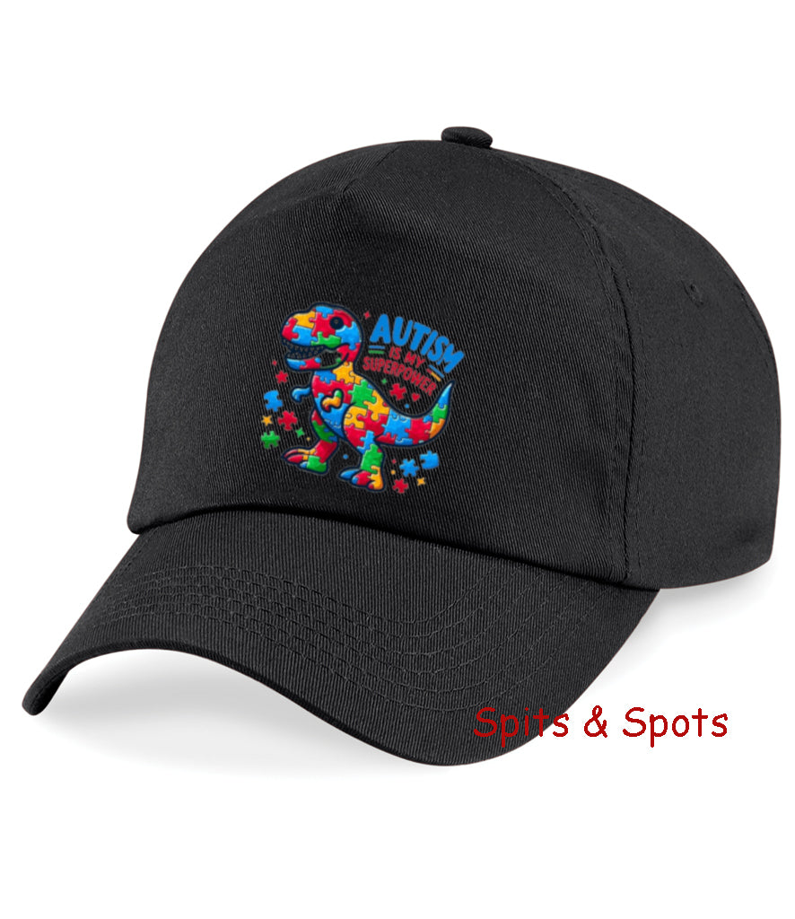 Autism Dinosaur Superhero Hat