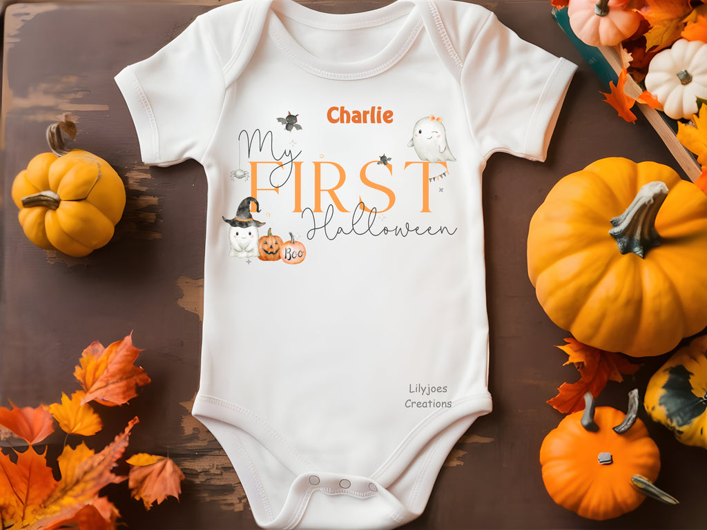 Hallowen - Baby Vest Short Sleeve