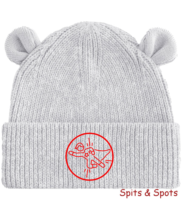Baby Beanie Hat With Ears Superhero
