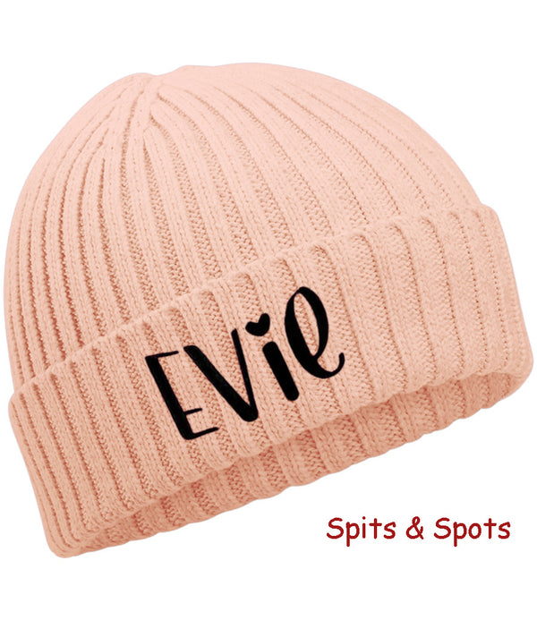 Kids Beanie Hat Personalised