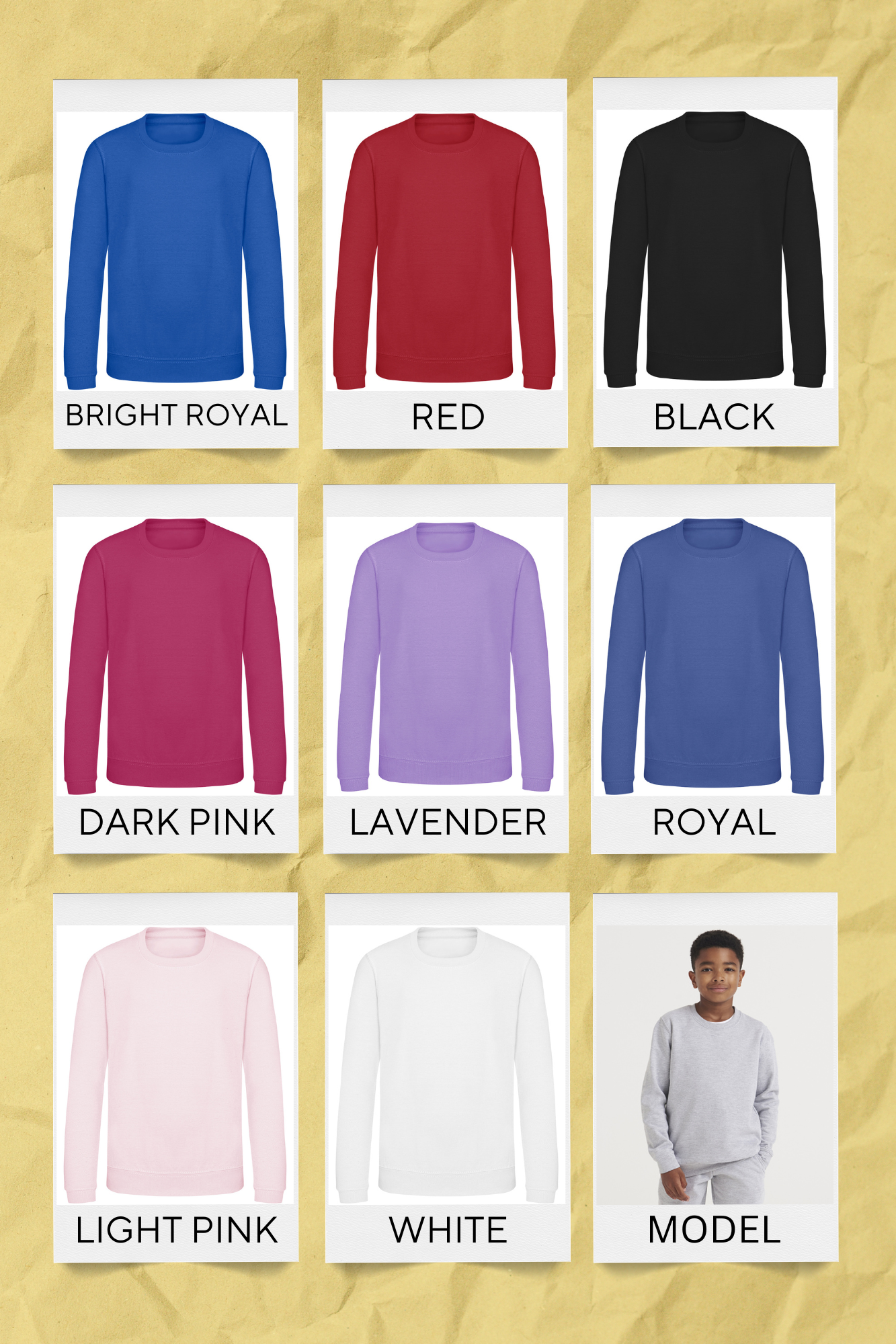 Kids Sweatshirt Name