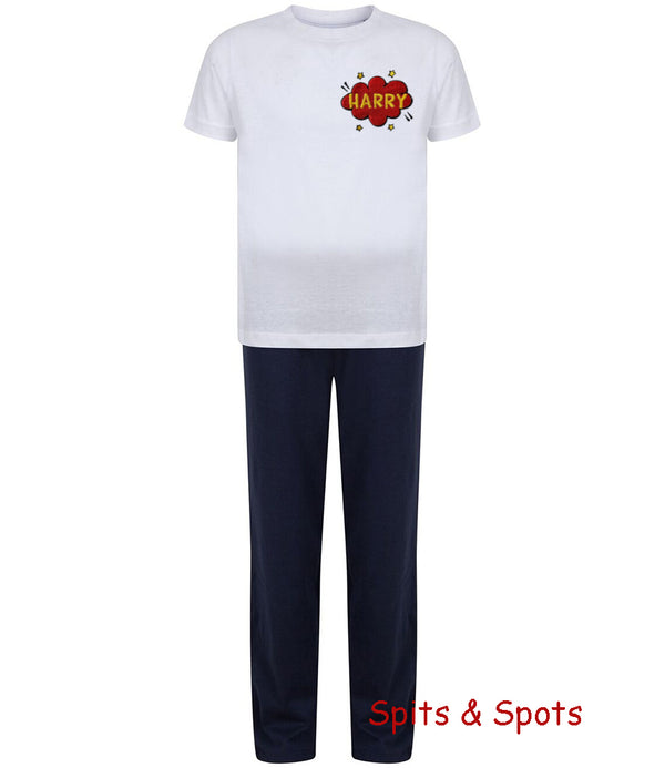 Kids Pajamas Speech Bubble