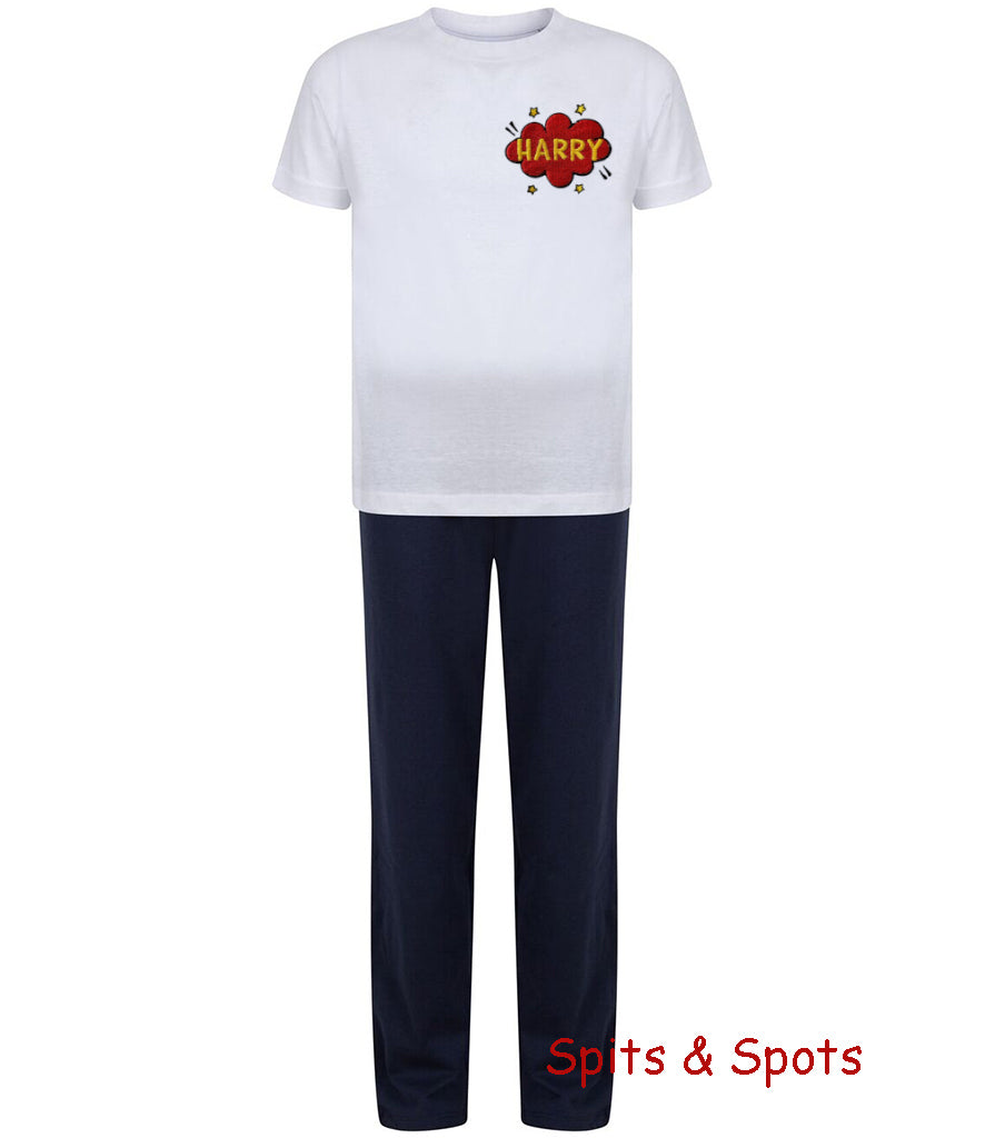 Kids Pajamas Speech Bubble