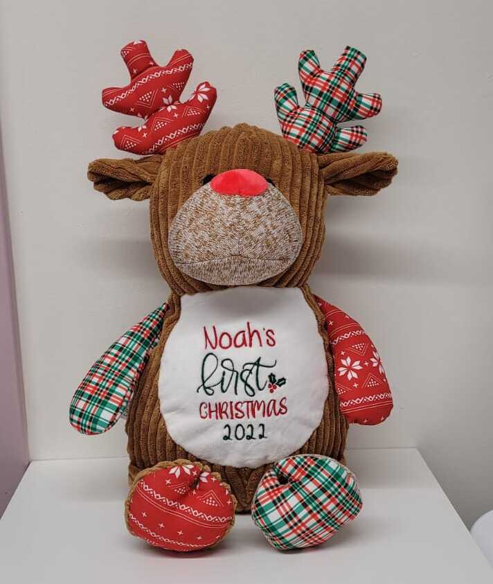 Christmas - Reindeer Red Tartan