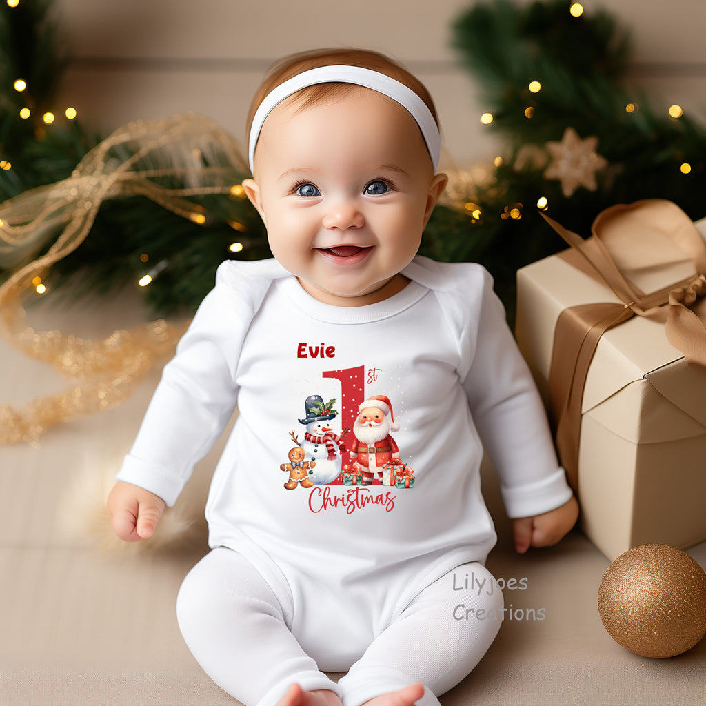 Christmas - Baby Romper Sleepsuit