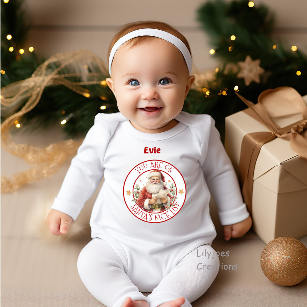 Christmas - Baby Romper Sleepsuit