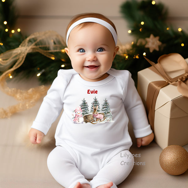 Christmas - Baby Romper Sleepsuit
