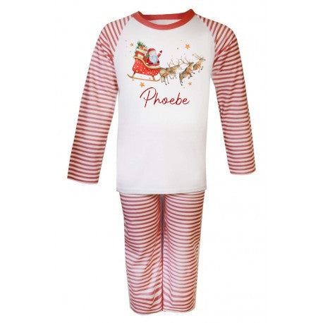 Christmas - Kids And Toddler Pajamas 1st Christmas Snowman Santa