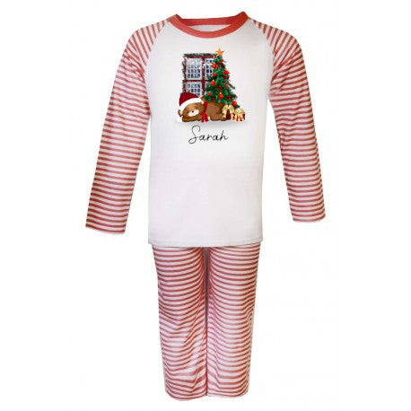 Christmas - Kids And Toddler Pajamas 1st Christmas Snowman Santa