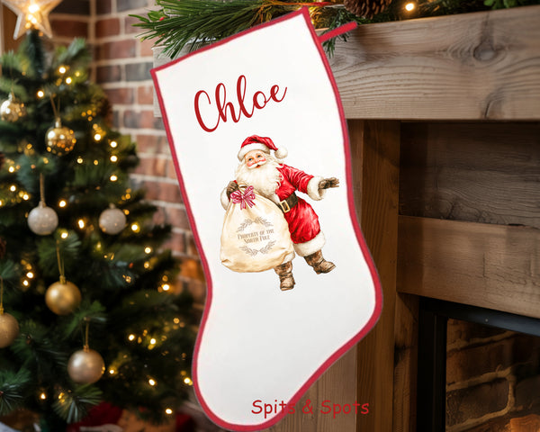 Christmas - Stocking Santa With Sack