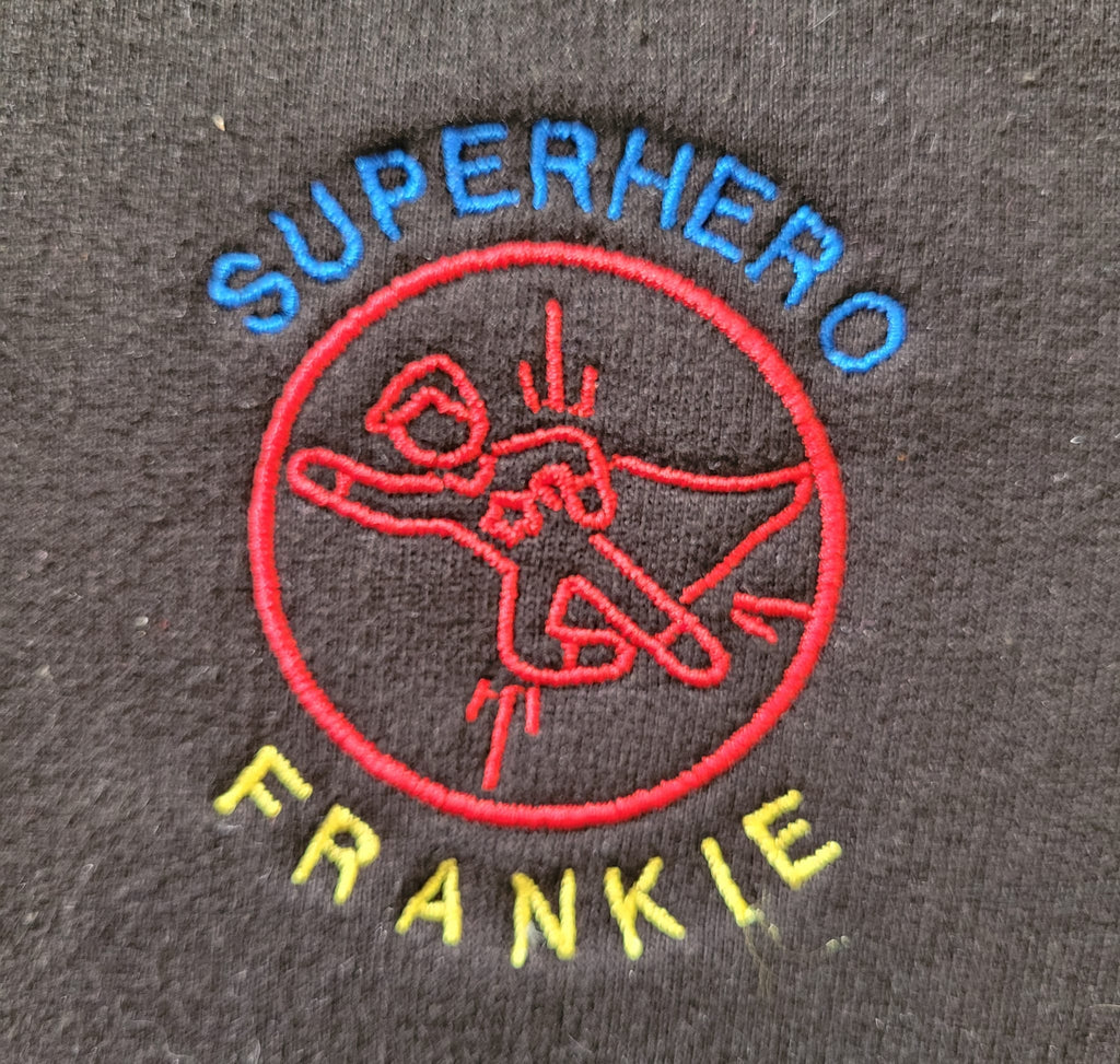 Kids Full Zip Hoodie Superhero