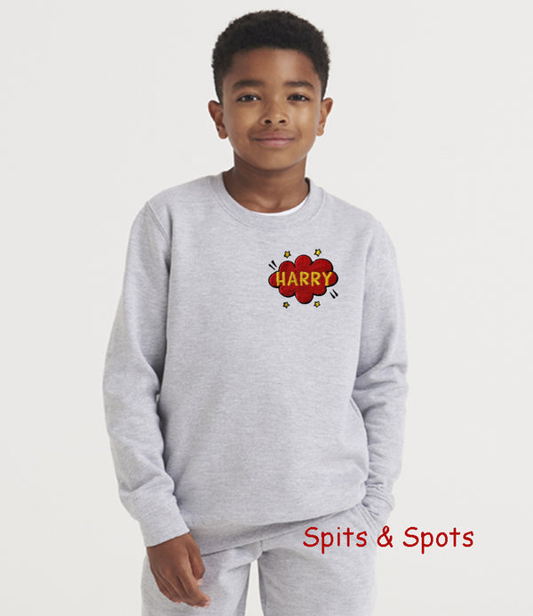 Kids Sweatshirt Speech Bubble