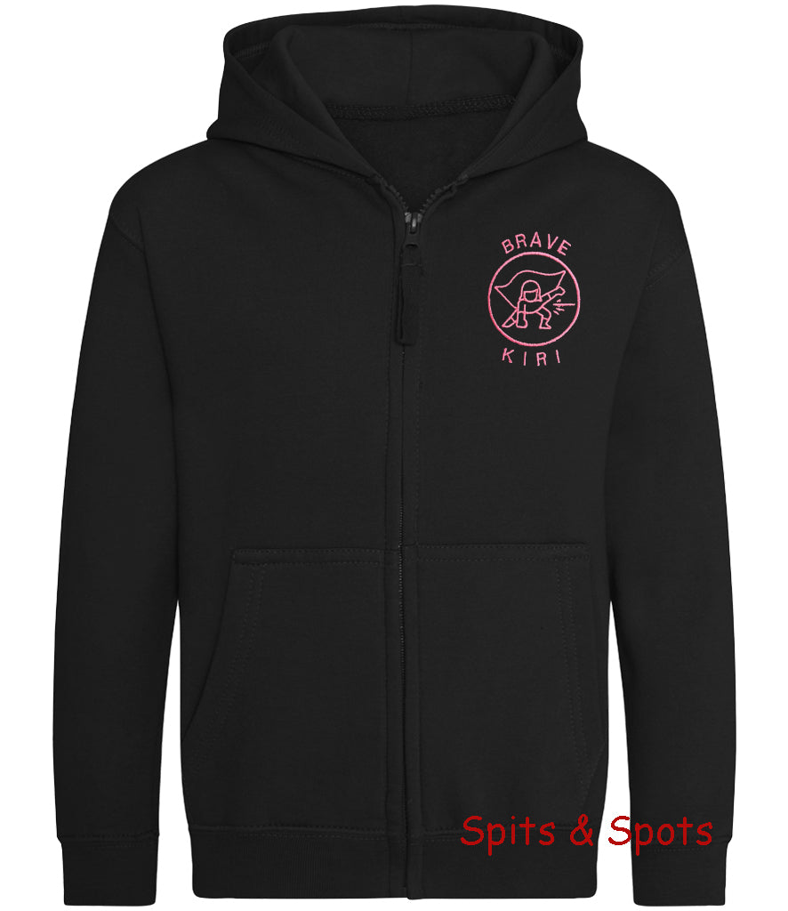 Kids Full Zip Hoodie Brave