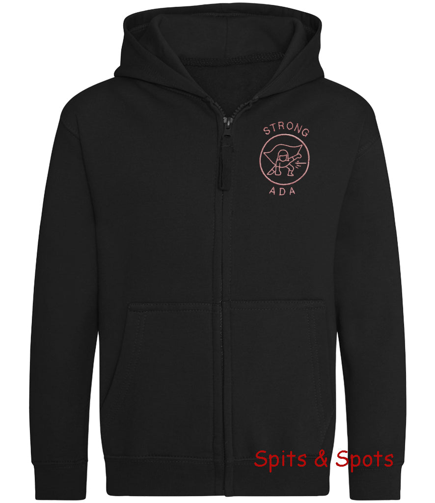 Kids Full Zip Hoodie Strong