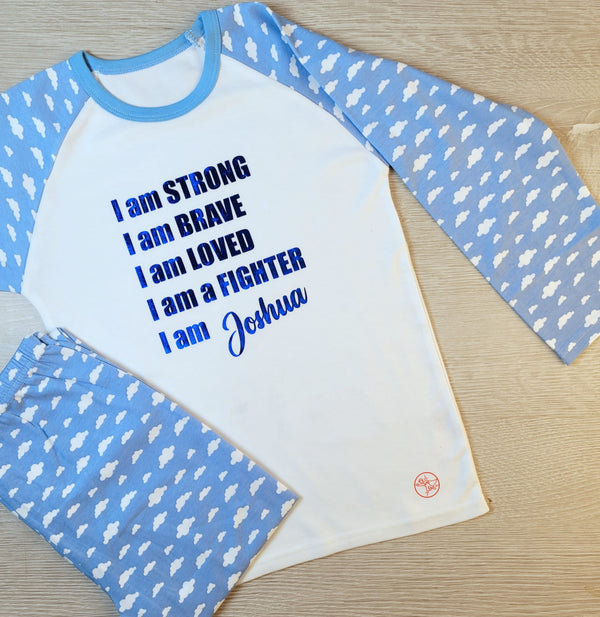 Kids Pajamas Braver Stronger